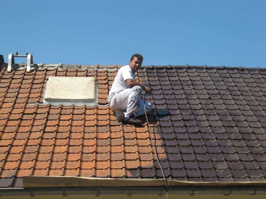 Chantier de rénovationd e toiture rélaisé dans le val de marne (94) M Robert