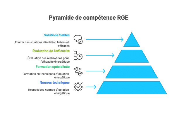 La pyramide de compétence RGE comprendre pourquoi faire confiance à un artisan RGE comme M Eric ROBERT
